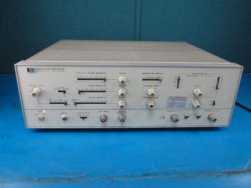 Hp agilent hewlett packard 8082a 250mhz pulse generator s/n 2608604458 for sale