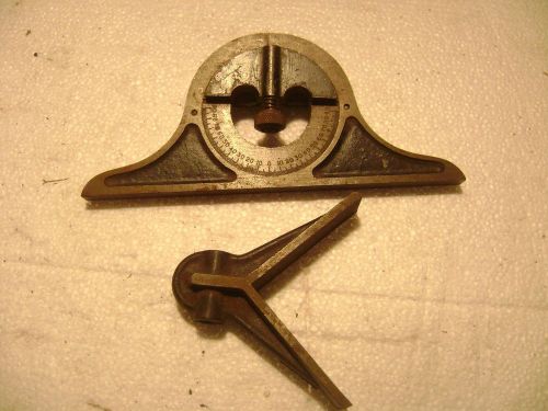 Machinist Vintage  Protractor &amp; Center Head vintage tools