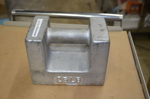 25 pound 25 lb Scale test weight calibration weight vintage for scales