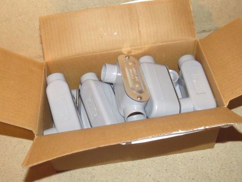 ^^ conduit body e121488 3/4&#034; cover vol 7.3 cu. in. - lot of 10 - new for sale