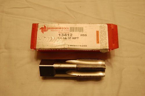 Brubaker 3/4&#034;-14 NPT Pipe Tap 13412  USA