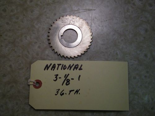 NATIONAL  -USA-SLOTTING/SLITTING SAW - 3&#034; X 1/8&#034; X 1&#034; 36 th,