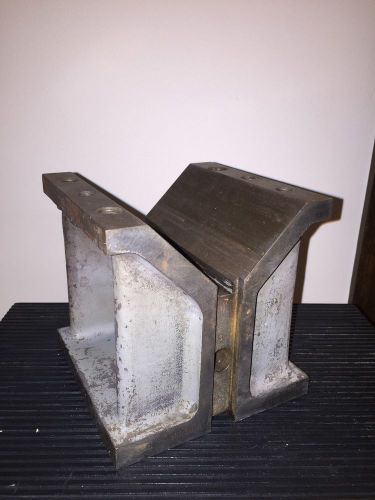 TAFT PEIRCE V BLOCK 6&#034; X 6&#034; X 6&#034; NO. 1818 MACHINIST TOOL