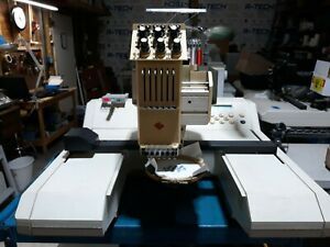 Melco EMC6MTL commercial embroidery machine w/ EXTRAS