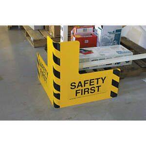 VESTIL PCG-16 Pallet Rack Guard,16&#034;W,16&#034;H,Steel