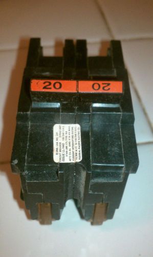 Federal Pacific Circuit breaker  Stab-Lok   20amp 2 pole