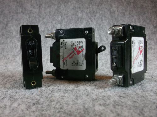 10 Amp single pole circuit breakers CA1-X0-16-052-121-C Carling Technologies(X3)