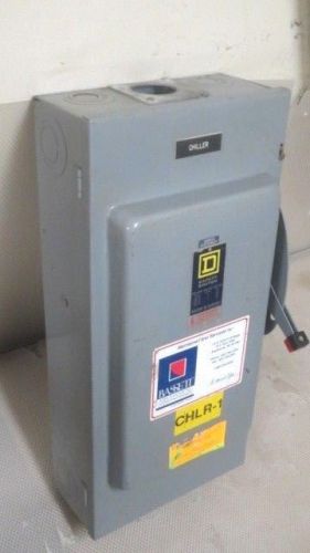 SQUARE D NON-FUSIBLE DISCONNECT 200 AMPS 600 VAC 150 HP MODEL HU-364