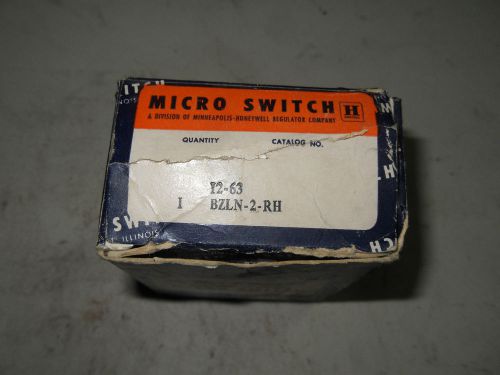 (Q7-1) 1 NIB MICROSWITCH BZLN-2-RH LIMIT SWITCH