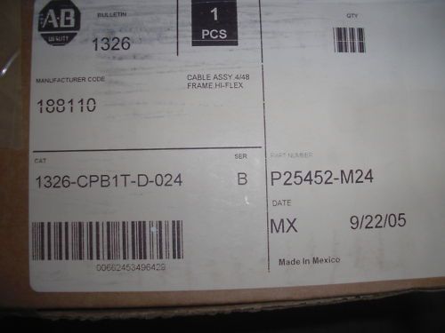 ALLEN BRADLEY 1326-CPB1T-D-024 *NEW*