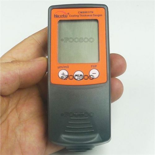 Meter digital coating cm8801nf nf thickness 0-1250um/0-50mil tester gauge paint for sale