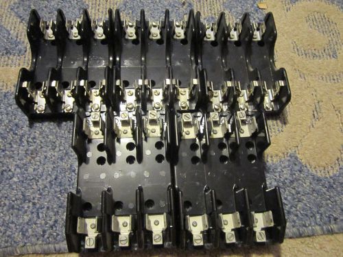 Lot of 5 Marahton,  3 POLE FUSE HOLDERS