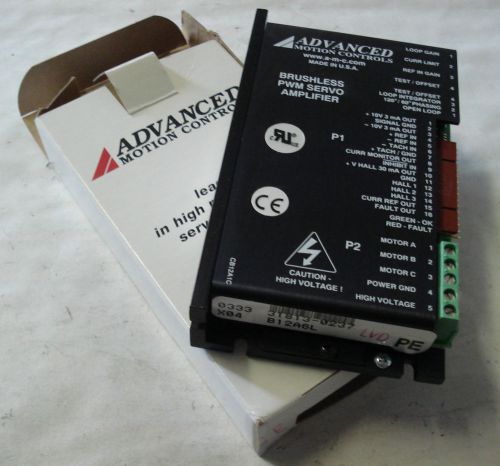 ADVANCED MOTION CONTROLS B12A6L PWM SERVO AMPLIFIER,BRUSHLESS,31813-0237