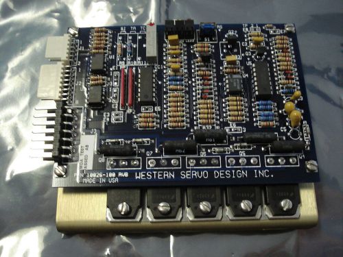 WESTERN SERVO LDH-A1-3/2.5-WJA LINEAR SERVO AMPLIFIER WJ999 pn 085895-000