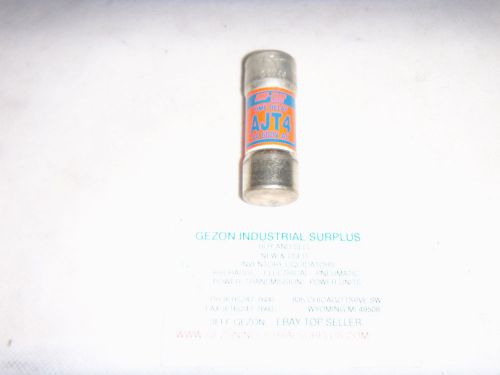 Gould shawmut fuse new 4 amp 600 volt # ajt4 for sale