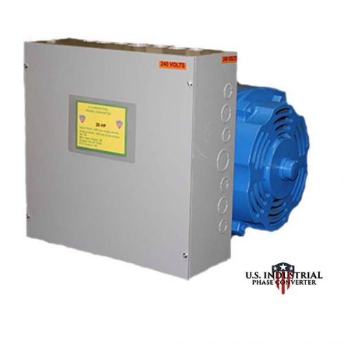 30 HP ROTARY PHASE CONVERTER NEW, INDOOR/OUTDOOR USE HEAVY DUTY