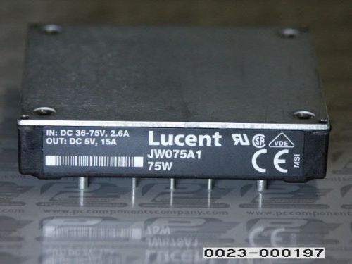 DC/DC CONVERTERS (DC-DC) MODULE/ASSEMBLY LUCENT JW075A1 075A1