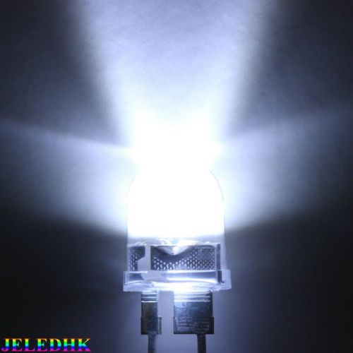 NEW 50 PCS 10MM 1W 40° White LED 390,000mcd for Car moto Bike Boat Light DIY