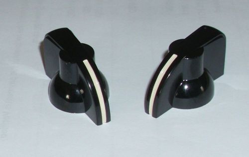 Lot of 2  Bakelite Round Screw type Knob PN-1 Hole=?6.4mm RoHS