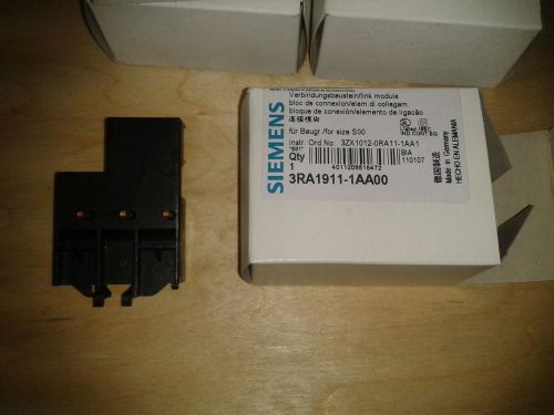 3RA1911-1AA00 Siemens Link Module 3RA19111AA00 FOR 3RV1.1 AND 3RT101