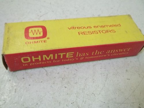 OHMITE 0413 (L50J8K0) RESISTOR 50WATTS, 8K OHMS *NEW IN A BOX*