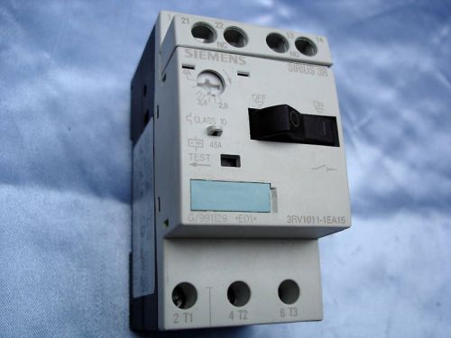 Siemens 3RV1011- 1EA15  Motor Starter  2.8 - 4A range