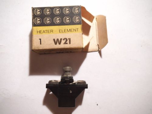 Lot of (6) allen bradley w21  overload relay heater for sale