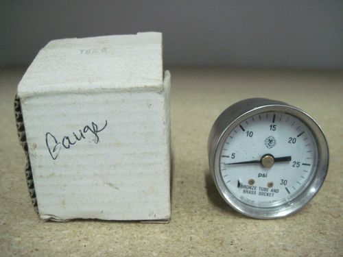 NIB MCDANIELS CONTROL GAUGE WITH BRONZE TUBE AND BRASS SOCKET