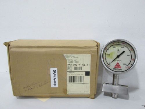 NEW ANDERSON EE0930105811200 PRESSURE 0-10000PSI 4-1/2 IN GAUGE D299729