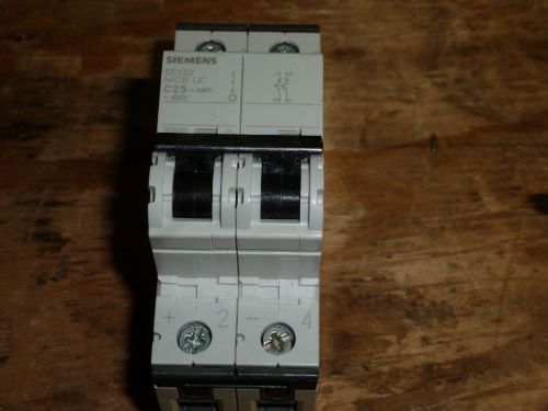 Siemens 5sy5225-7 25amp c curve breaker din rail mount for sale