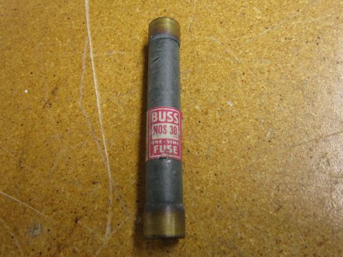 Buss NOS 30 Fuse One Time 30Amp 600V