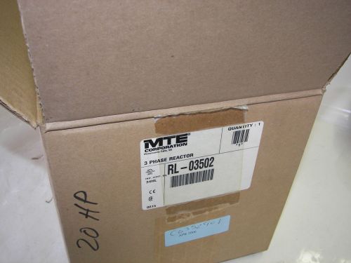 MTE 3 PHASE REACTOR RL-03502      NIB