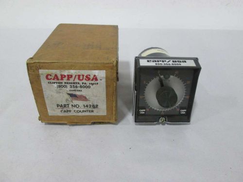 NEW CAPP/USA 14282 TIMER 120/240V-AC COUNTER D371640