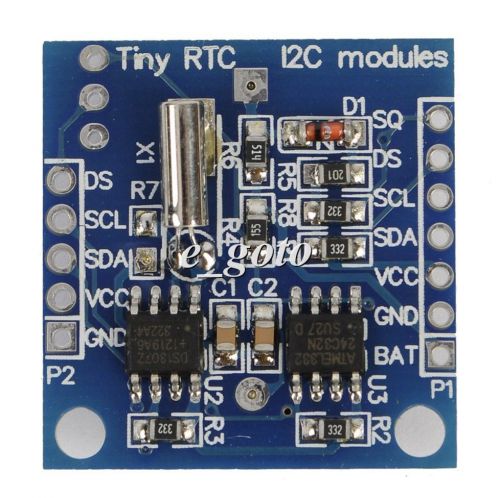 I2C RTC AT24C32 DS1307 Real Time Clock Module for arduino AVR PIC 51 ARM