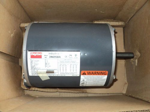 DAYTON 3N695 MOTOR,1/2 HP,1725 RPM,56 FRAME,20//230/460 V,3 PHASE, G PURPOSE