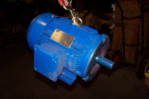 New elektrimax 5 hp electric motor 230/460 vac 3510 rpm 184tc frame 3 phase for sale