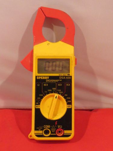 Sperry Digisnap Model DSA-600 Clamp-On Multimeter