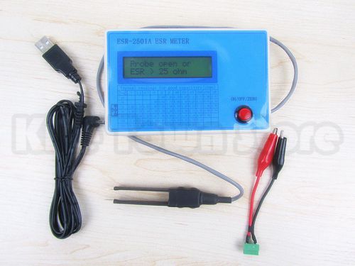 AutoRanging In Circuit ESR/DCR Capacitor /Low Ohm Meter Up to 0.01 to 25R