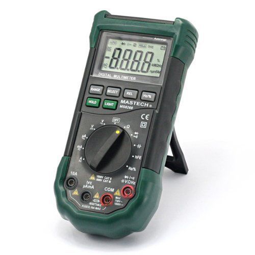 Auto/Manual Ranging w/ Relative Measurement Digital Multimeter Fused Resettable