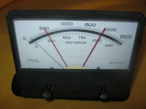 API  ULTIMETER CONTROLLER  0-2500`F ,  DOUBLE SET ANALOG PYROMETER