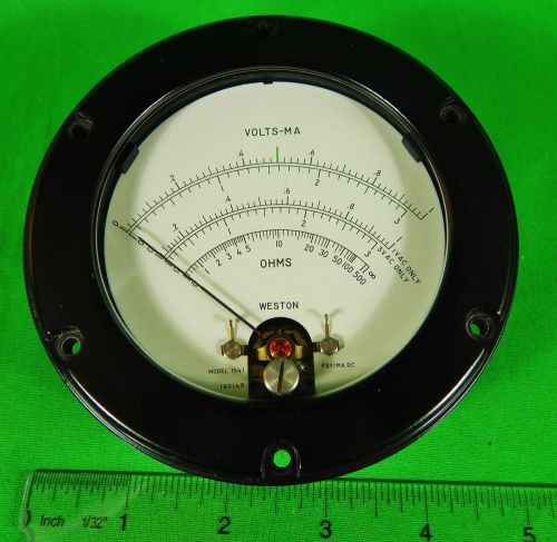 4-1/2 INCH RUGGEDIZED WESTON PANEL METER  - MULTIMETER CALIBRATION