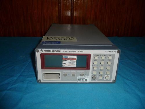 Rohde &amp; Schwarz NRVS 1020.1809.02 Power Meter