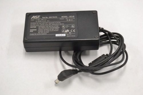 Ast 503170-010 ad-40 laptop ac/dc charger adapter 100-240v-ac 19v-dc 1.0 b304493 for sale