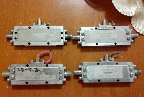 lot of 4 RF AMPLIFIER 24539 dc AVANTEK SFT85-0945 8567027-3