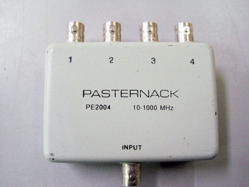 PASTERNACK PE2004 BNC FEMALE POWER DIVIDER 10 - 1000 MHZ 4 PORT