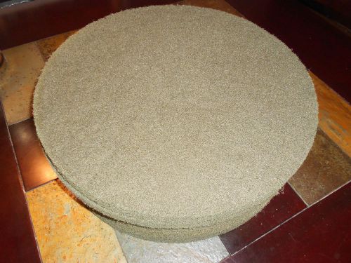 17&#034; GREEN BUFF FLOOR MAINTENANCE SCRUBBER PADS ( 5 pads)