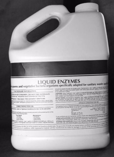 LIQUID ENZYME SEWAGE SEPTIC TANK TREATMENT 2 YEAR SUPPLY 1 GALLON PATRIOT CHEM