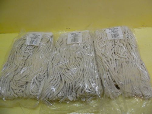 Lot of 3 ProWare 16026 General Purpose Medium Mop Looped End 4-Ply 5&#034; Mesh Band