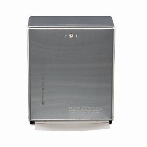 San Jamar Combination Folded Hand Towel Dispenser, Stainless Steel (SJMT1900SS)