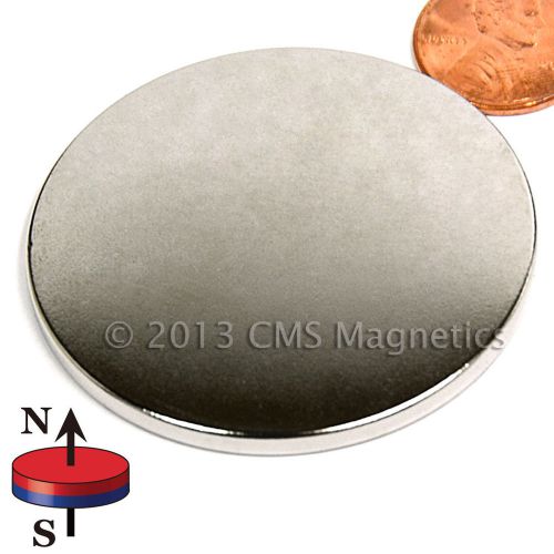 50 PC N42 2&#034; x 1/8&#034; Neodymium Disk Magnets